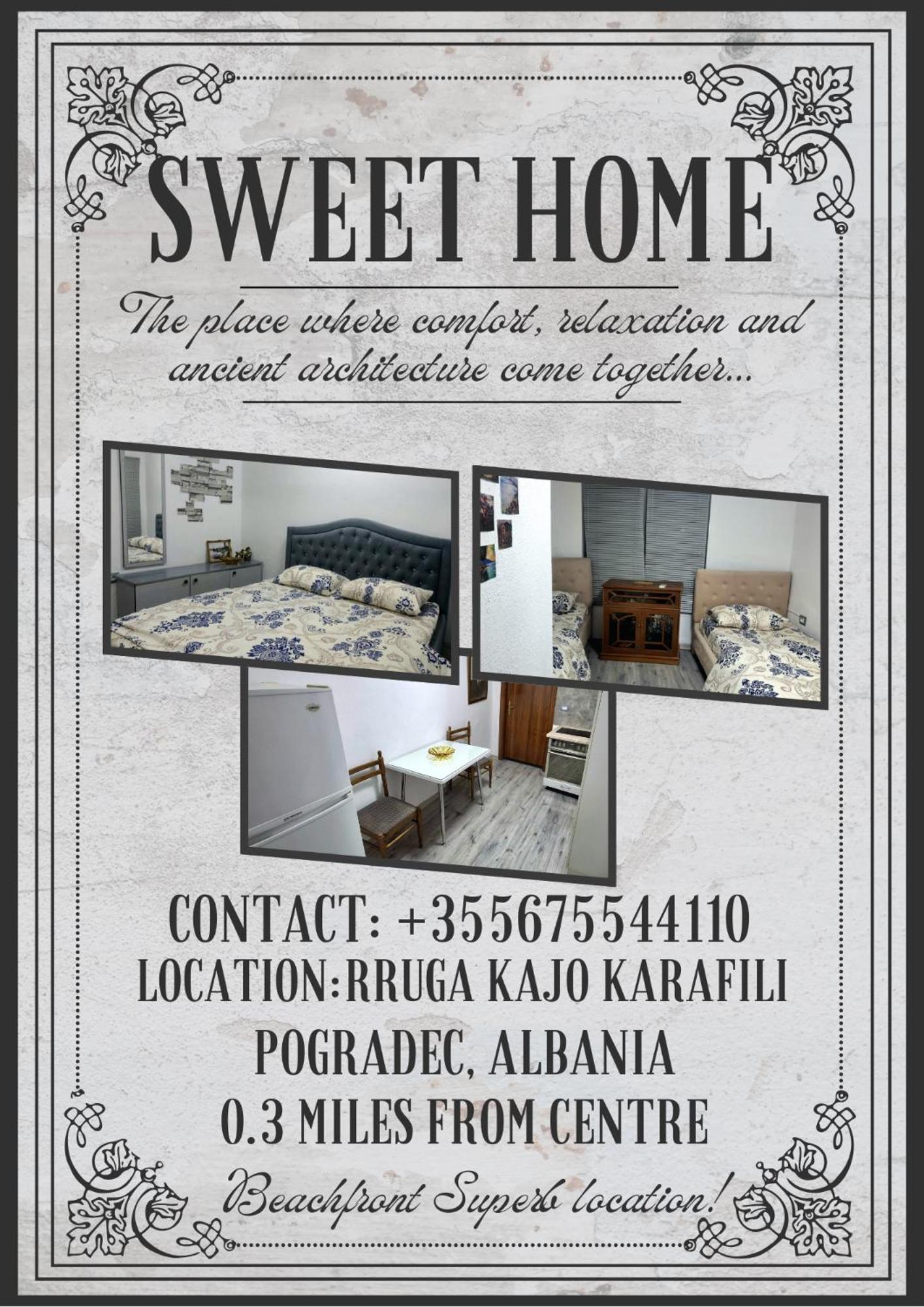 Sweet Home Pogradec Bagian luar foto