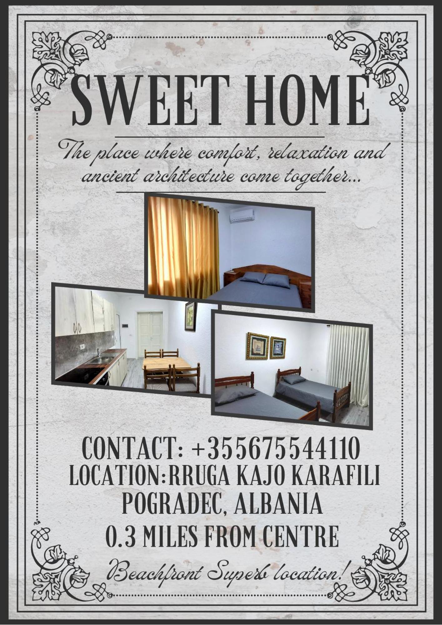 Sweet Home Pogradec Bagian luar foto