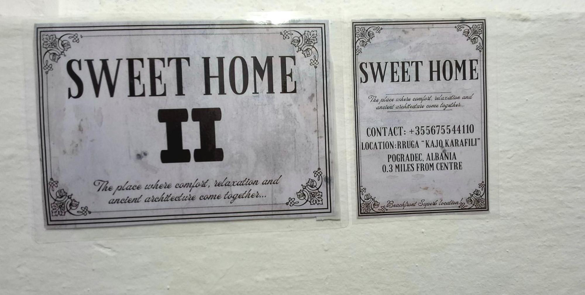 Sweet Home Pogradec Bagian luar foto