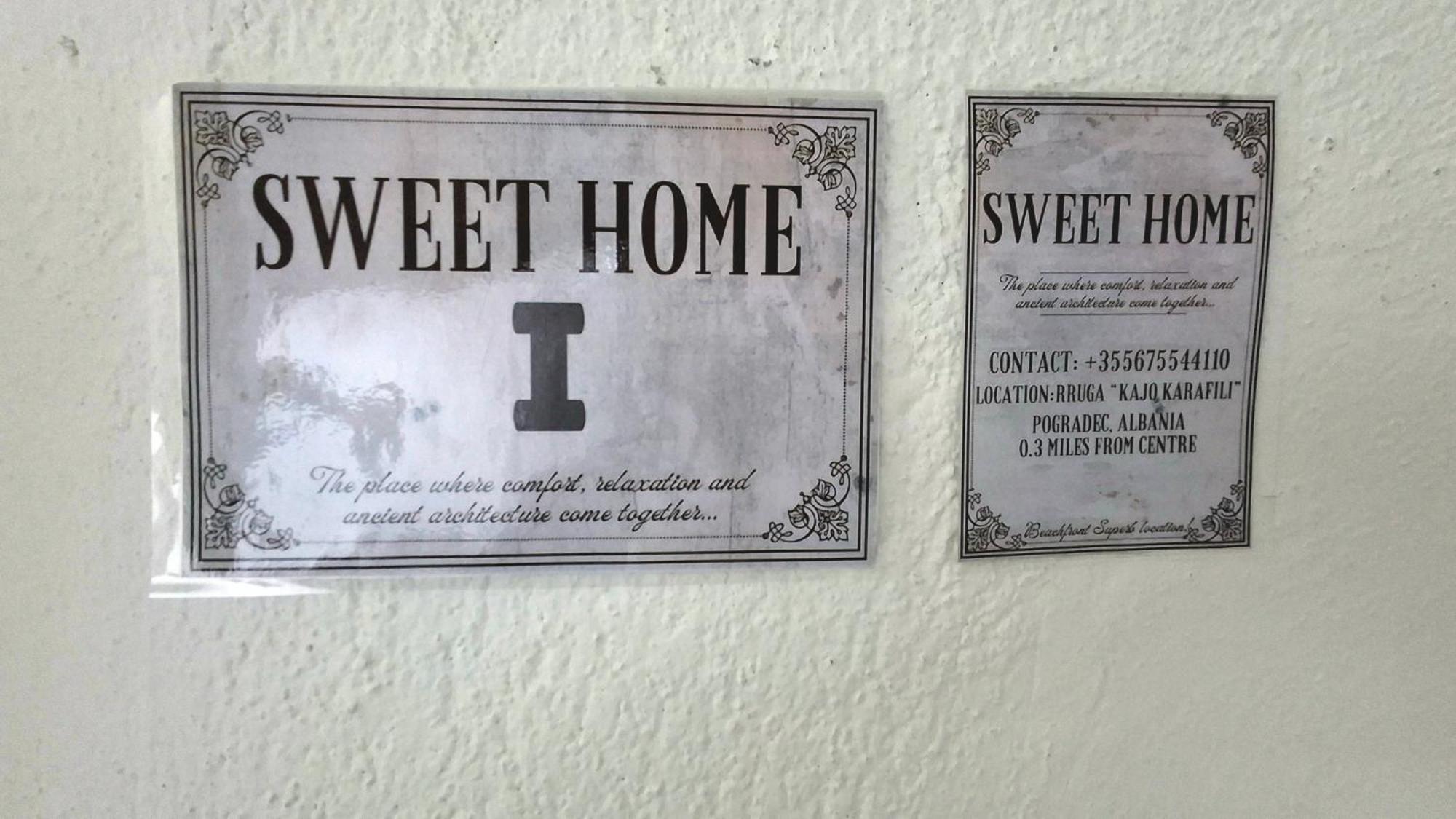 Sweet Home Pogradec Bagian luar foto
